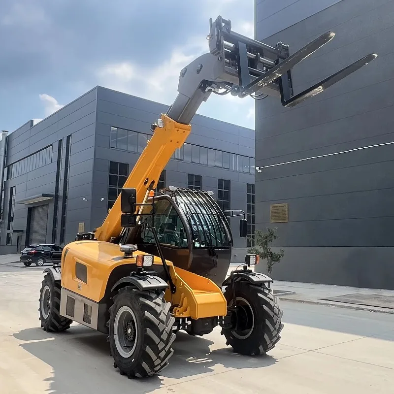 Customized 4X4 3.5ton 4 Ton 7meter Telehandler Loader Forklift Rough Terrain Telescopic Handler Diesel Forklift Truck