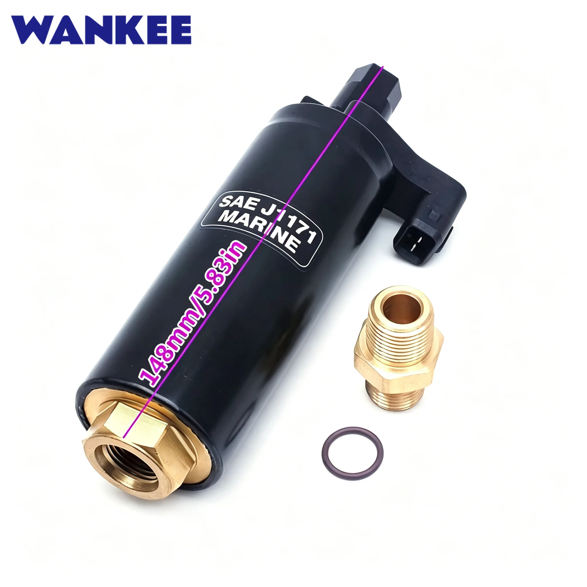 Low Pressure Fuel Pump 3858261 3850809 for Volvo Penta V6 V8 Mercruiser Inboard Engine