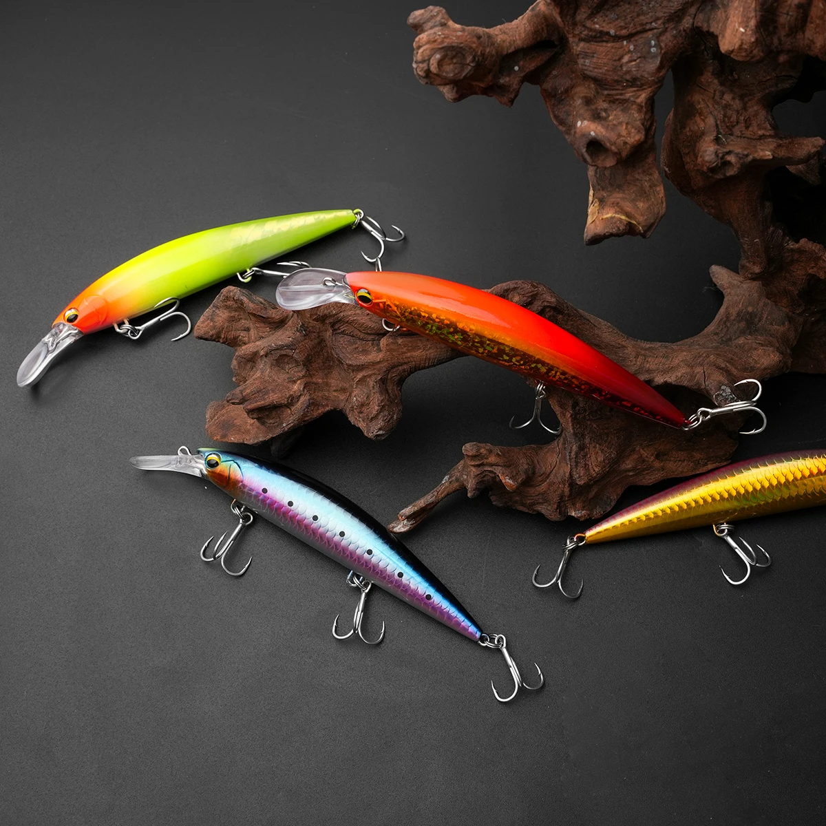 Sea fishing lure Long casting Minnow 11cm 38g Sinking Fishing Lure Saltwater Artificial Bait Plastic Wobbler Fishing Accessory