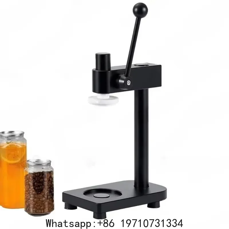 for Commercial Manual Can Sealer 55mm PET Capper Height Adjustable Milk Tea Drink Kitchen Tool