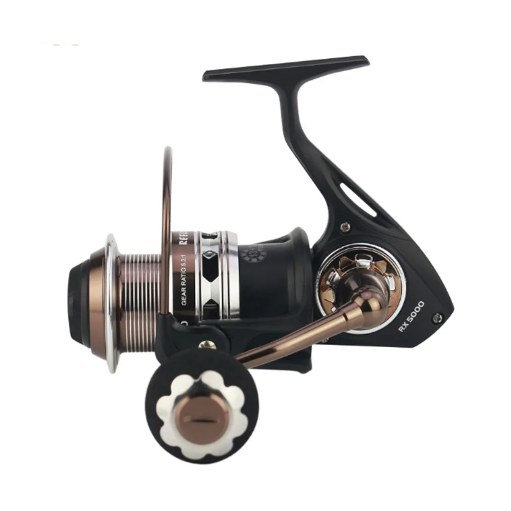 fishing Spinning reel wheel, FULL METAL fishing line Reel gear, fishing carbon cloth brake against sea water RX