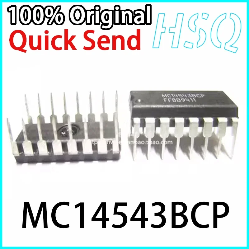 5PCS Original MC14543BCP MC14543 DIP16 Inline Latch/decoder/treiber Integrierte Schaltung Chip