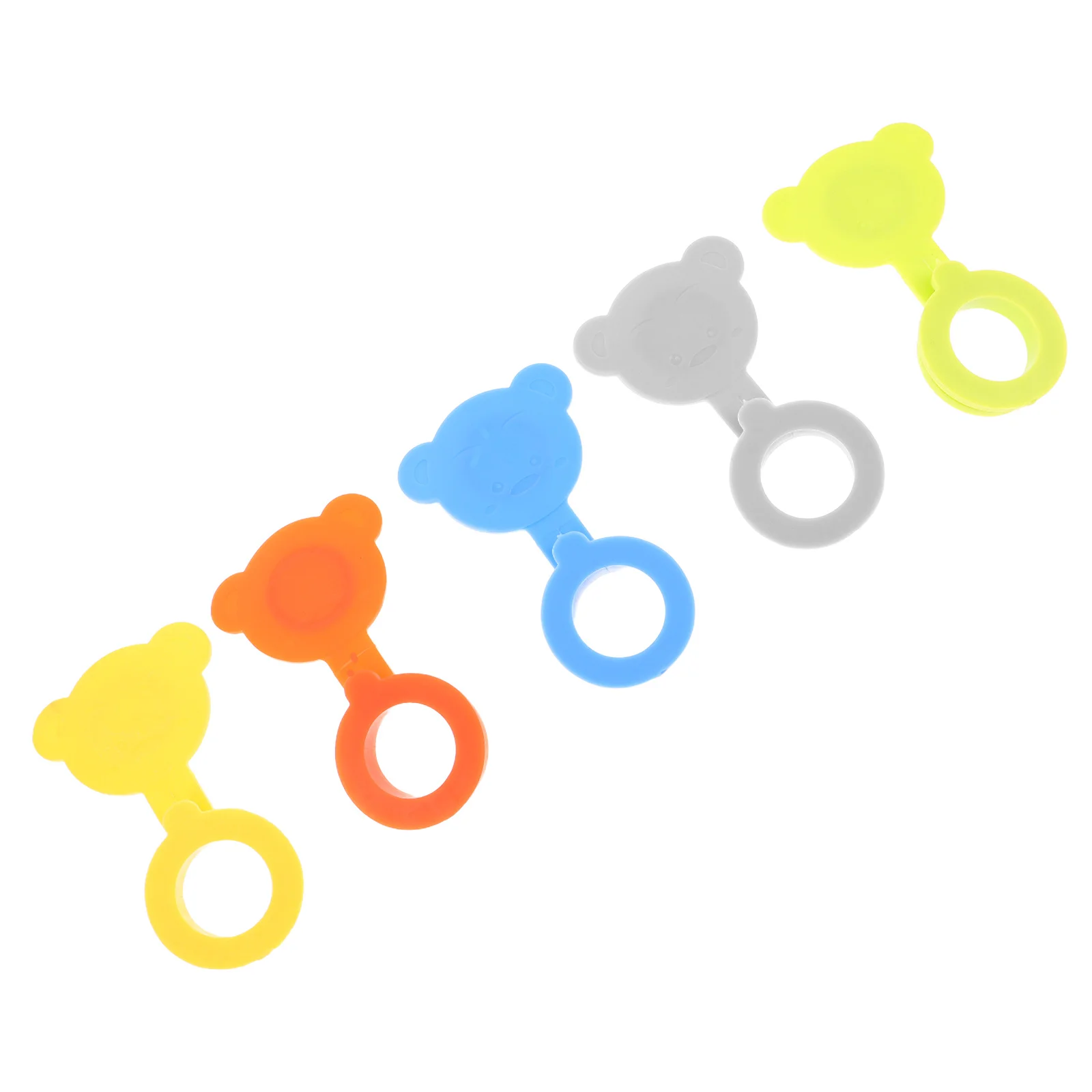 5 Stuks Babybadje Plug Afvoer Stopper Siliconen Lekvrij Peuter Douche Wastafel Gat Cover Eenvoudige Installatie Zacht Materiaal