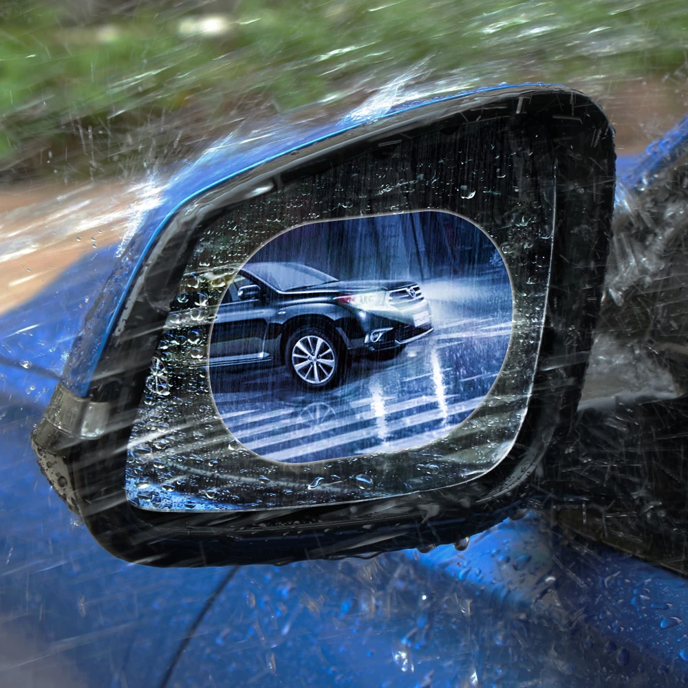 Car Rearview Mirror Protective Film Waterproof Anti Fog for toyota C-HR 4Runner RAV-4 prado NISSAN QASHQIA x trail Dacia Duster