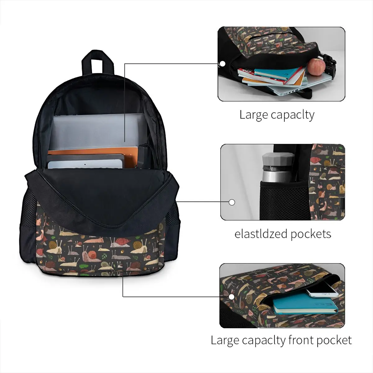 Mochilas para meninos e meninas, mochila dos desenhos animados para estudantes, mochila escolar para crianças, mochila para laptop, bolsa de ombro, grande capacidade