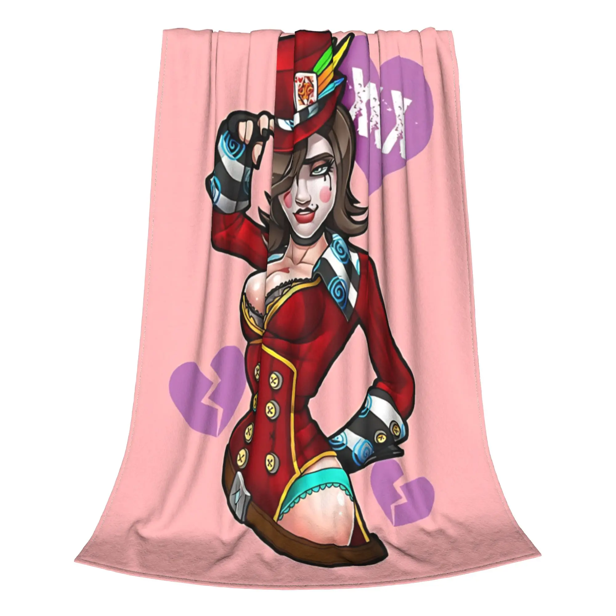 1PC Home Cutecore rugged adventure squad B-Borderlands Blanket Super Cosy Plush Home Living Room Sofa Halloween