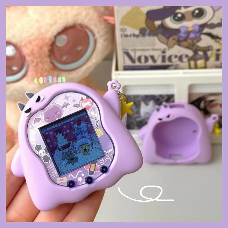 

Горячий Tamagotchi Uni Tamagotchi Angel, милый чехол, силиконовый защитный чехол, мягкий чехол против падения Kawai, украшения для девочек G