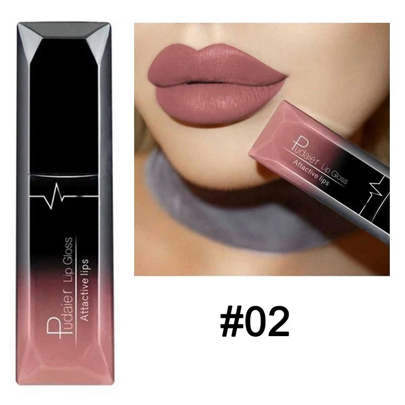 21 Colors Matte Velvet Lip Gloss Long Lasting Liquid Lipstick Lip Balm  Waterproof  Sexy Lip Gloss Lips Makeup Women Cosmetics