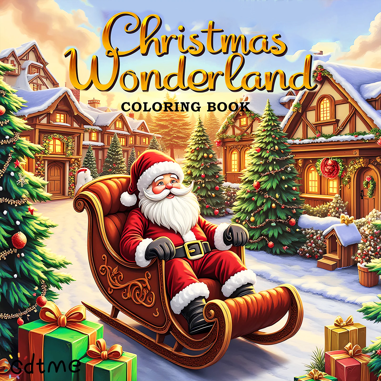 Christmas Wonderland Coloring Book for Adults Featuring Cute Cozy Daily Activities for Relaxation  (Cozy Spaces Coloring)