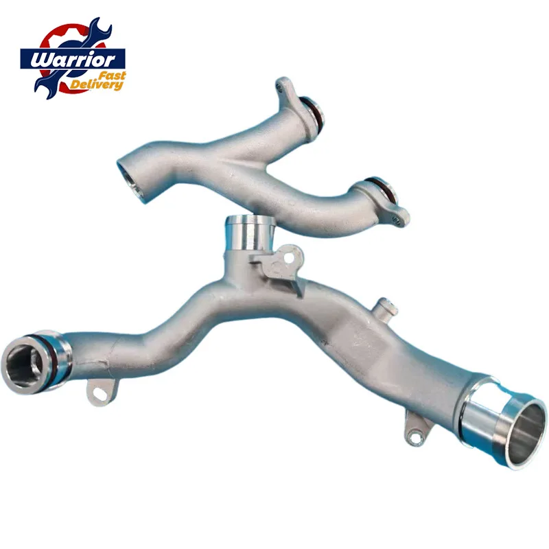 2PCS LR090630 AJ813917 Aluminum Engine Water Pipe Cooling Tube Throttle for Land Rover Range Rover