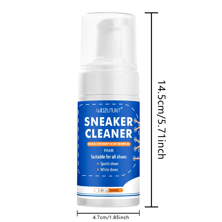 Schoenreiniger Sneaker Schuim Mousse Vlekverwijdering Bleekmiddel voor Witte Schoenen Verwijdert Vuil en Gele Vlekken Schoenverzorgingsproduct