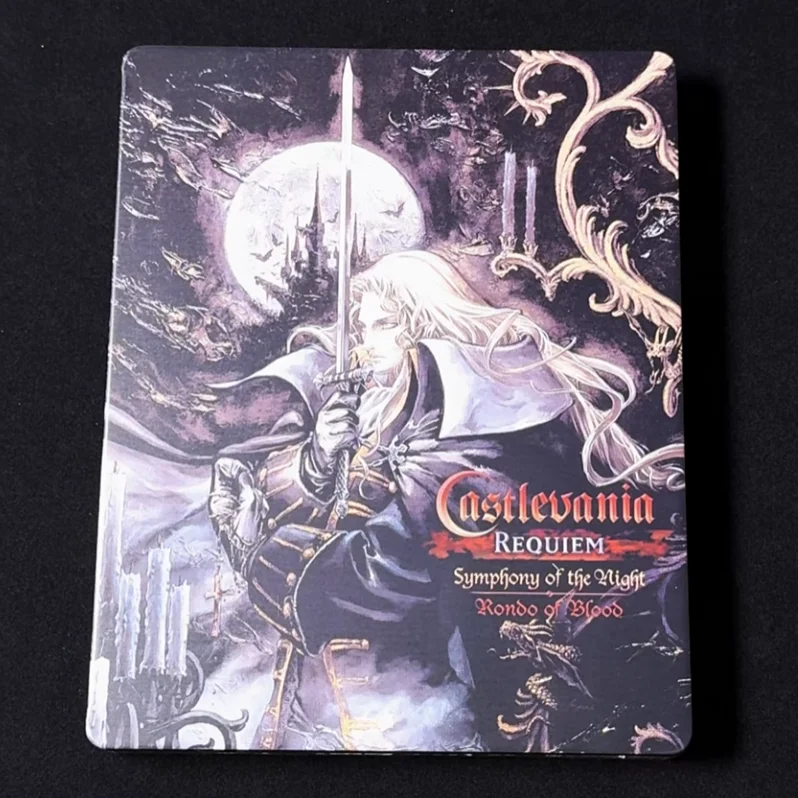 Castlevania Requiem Sinfonía de la Noche y Rondo de Blood Steelcase ONi Fantasy Box (disco de juego no incluido)