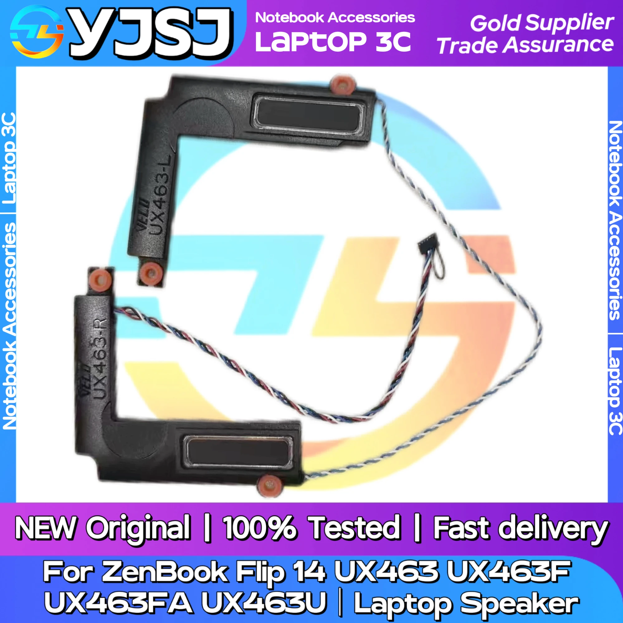 New Original Laptop Notebook Audio Speaker For ZenBook Flip 14 UX463 UX463F  UX463FA UX463U built-in speaker horn audio