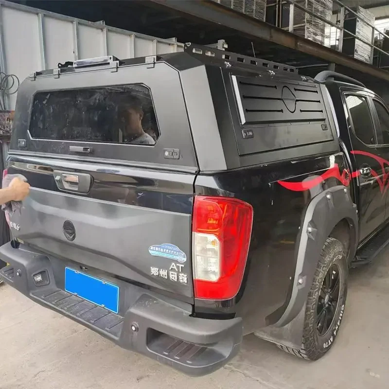 Foton/2024 Frontier King High Quality Aluminum Alloy Foldle Off-Road Tonneau Cover Waterproof Truck Top Cargo Bed