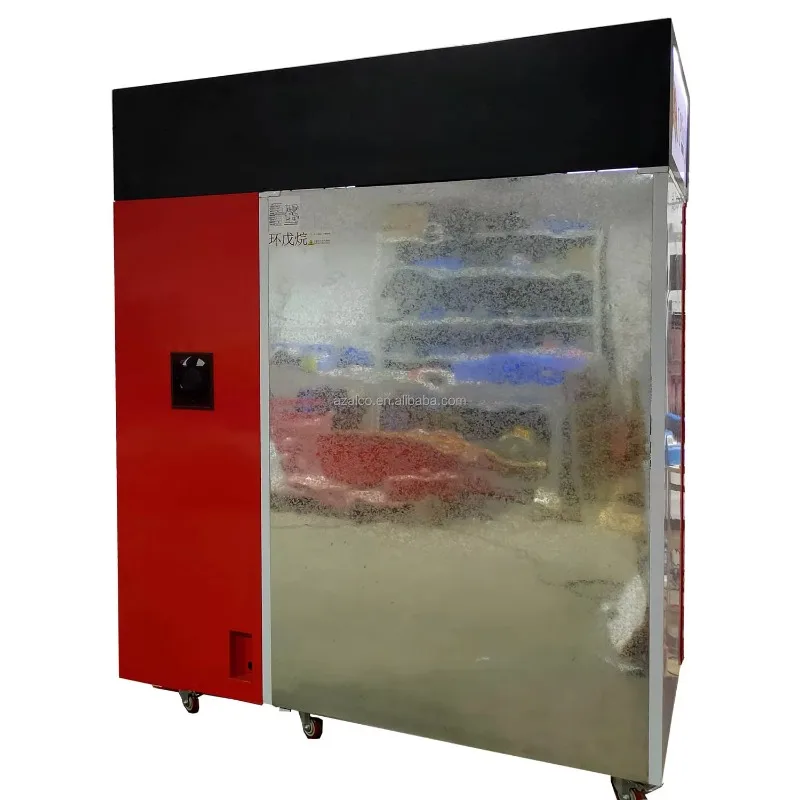 Customized IPIZZAU Pizza Vending Machine With Baking System Sell Ready Pizza Wooden Bake Taste With Coin, Banknote, Bankcard, On