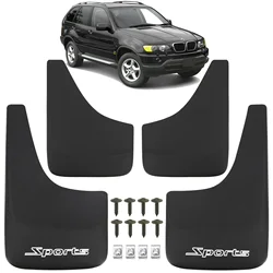 Big Sport Mud Flaps Splash Guards Mudflaps for BMW X5 E53 E70 F15 F85 G05 G18 X5 X7 G07 xDrive40i M Sport M50d iX Performance