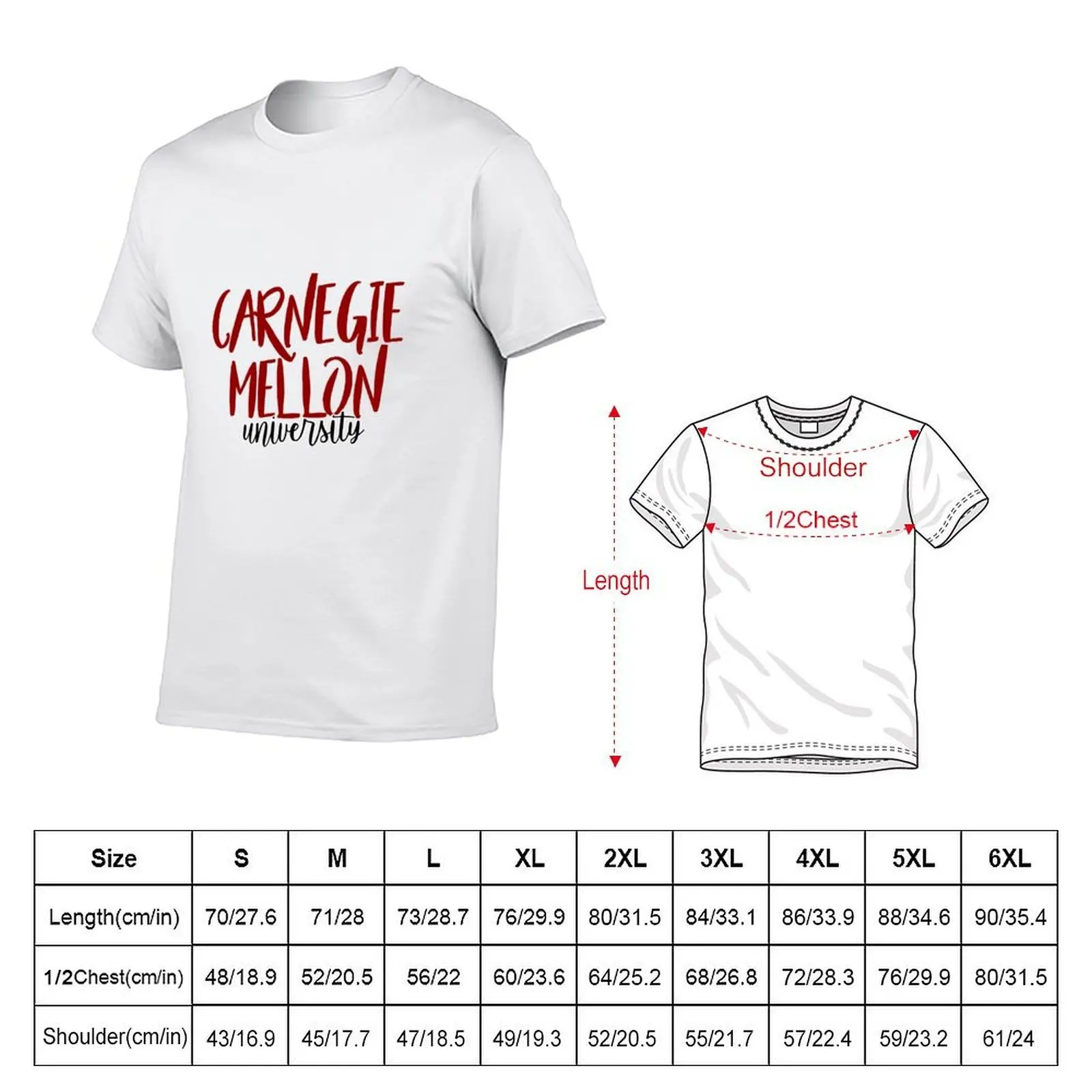 Carnegie Mellon University T-Shirt Blouse customizeds men clothes