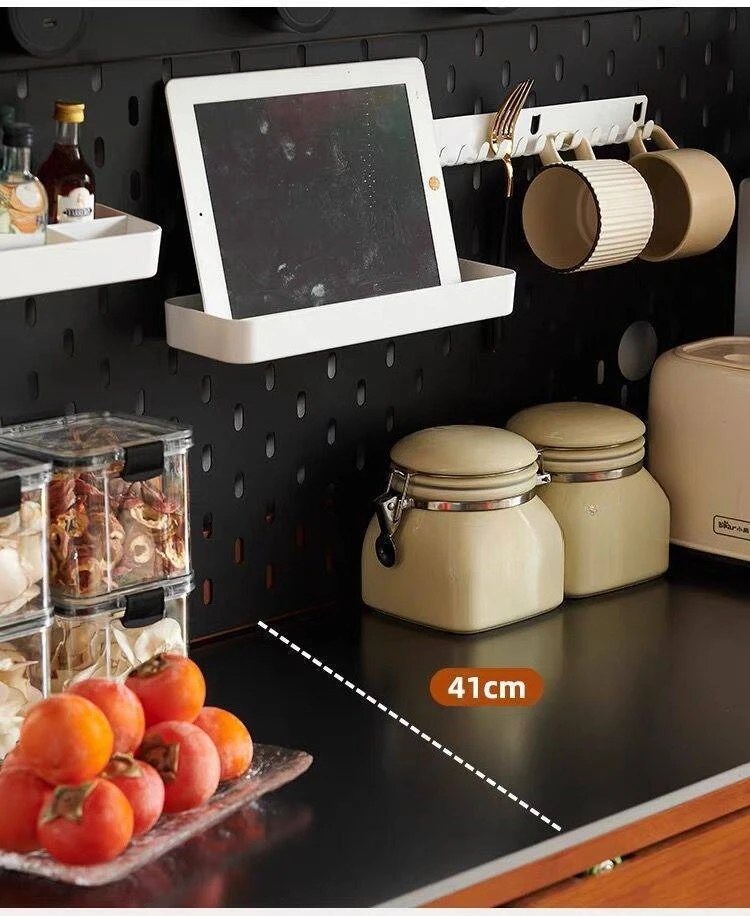 Integrated storage cabinet against the wall Household small apartment storage Coffee cabinet Tea cabinet