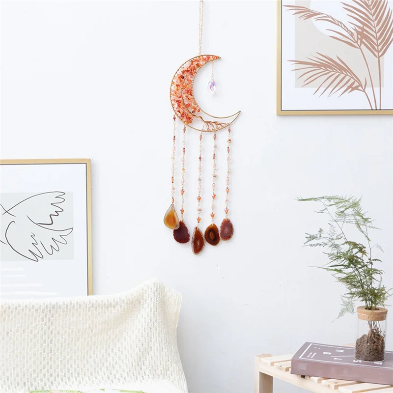 MAKE-1 Uds. Atrapasueños de 7 Chakras, tapices de pared de Color, decoración de atrapasueños para habitación y jardín