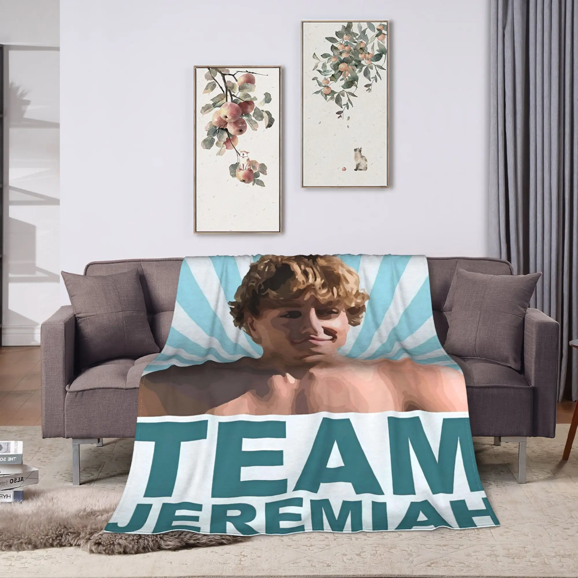 Cousins Beach Team Conrad The Summer I Turned Pretty  Throw Blanket  Flannel Bedspread For Living Room Novelty Sofa Bed Cover