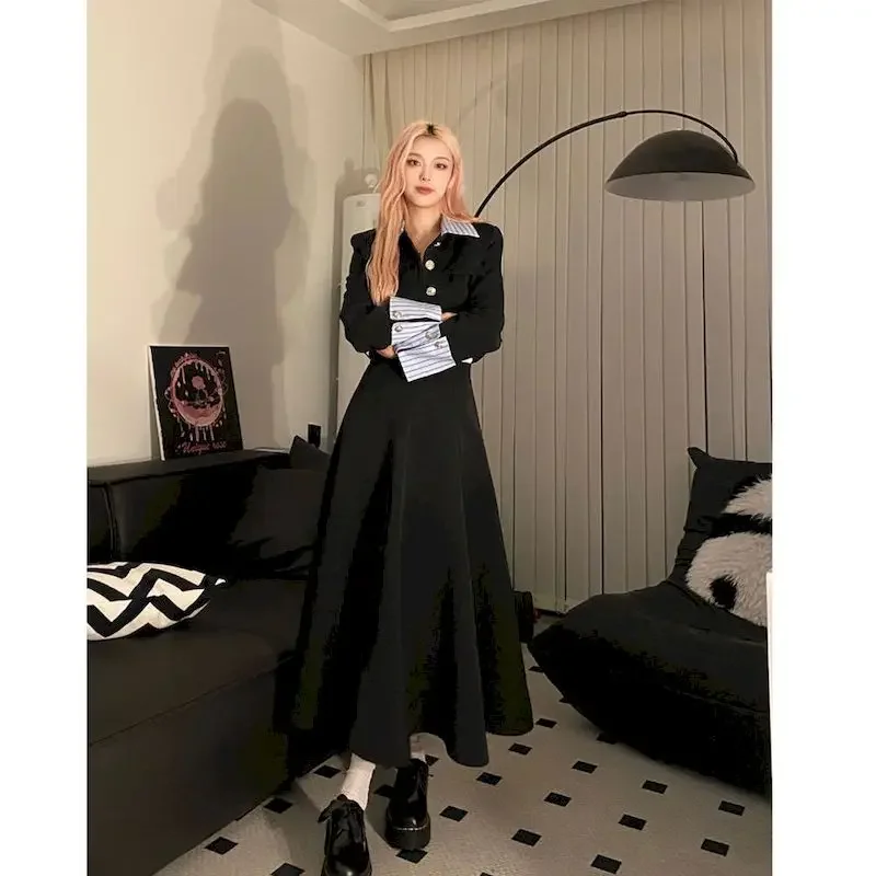 Lnsozkdg High Quality Spring Long Skirt Blazer Sets Outfits Female Formal Business Korean Womens Office Ladies Work Jacket Suit