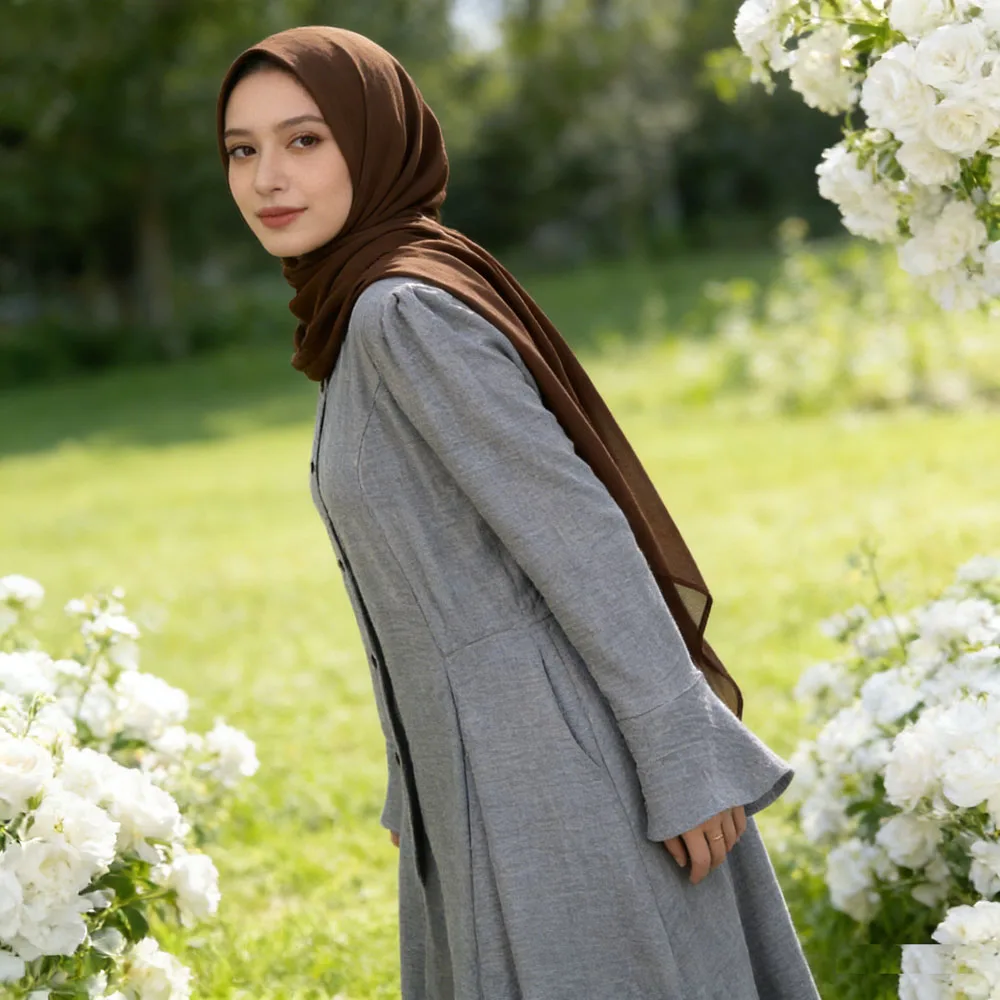 

Рамадан Дубай: Длинное платье макси с пуговицами, мусульманская абайя, кафтан, арабская роба, кафтан марокканский, женская джалабия, исламская одежда