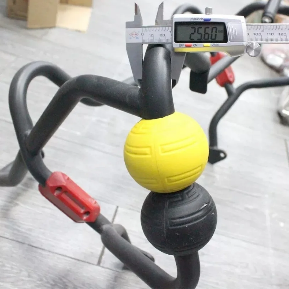 For 25mm Diameter Motorcycle Crash Bar Rubber Crash Protector Anti‑Collision Buffer Shock Absorbing Ball Mod Accessories