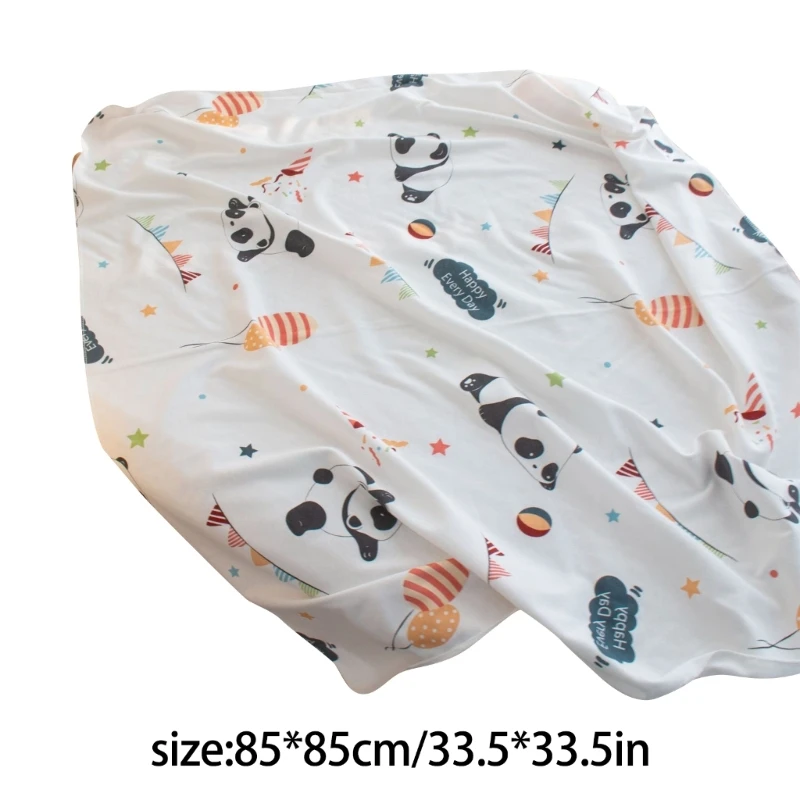 Couvertures réception serviettes bain avec mignon, couverture en coton pour enfants nourrissons