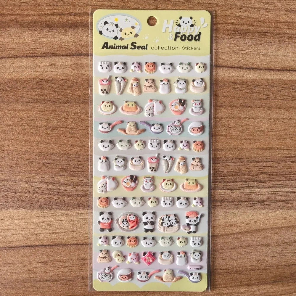 مجموعة ملصقات ثلاثية الأبعاد من مجموعة Animal Seal (4 قطع) - ديكور لطيف وممتع للحرف اليدوية وأجهزة الكمبيوتر المحمولة والمخططين لتسجيل متجر YourLife