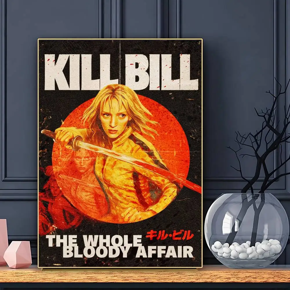 Movie Kill Bill Poster HD Art Sticky Wall Waterproof Home Living Room Bar Decoration