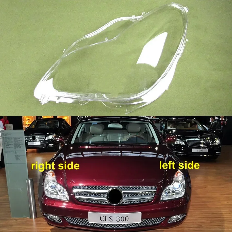 

For Benz W219 CLS300 CLS350 CLS500 CLS550 2007 2008 2009 Headlight Cover Shade Lampshade Lens Headlamp Shell Auto Accessories