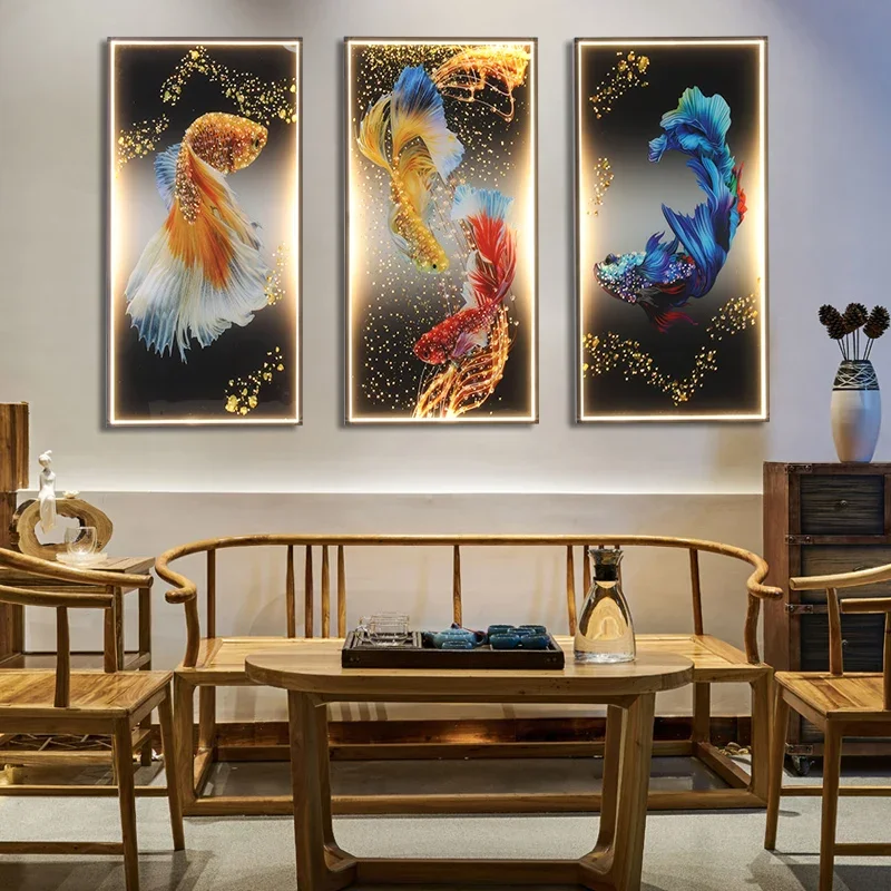 ALBERT Picture Wall Lamps Modern Creative Sconces Lighting Fish LED para decoração de casa