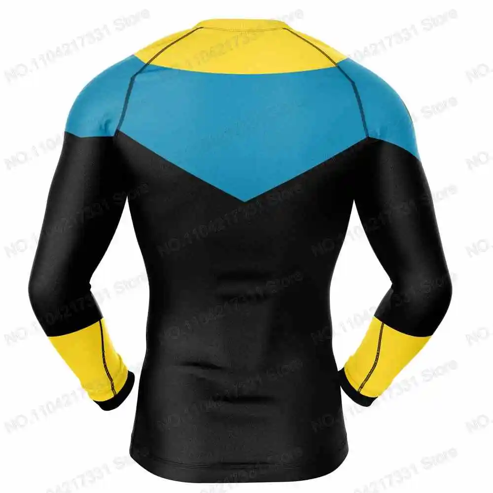 Dibujos animados populares Anime Rash Guards camiseta de surf camisas de playa traje de baño pantalones cortos de gimnasio de buceo MMA BJJ hombres Jiu Jitsu conjuntos de Fitness