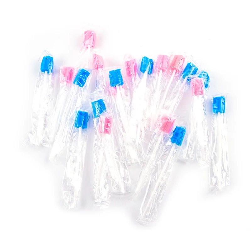 Cotonetes descartáveis estéreis de esponga dental, Oral Care Pad, 10pcs por conjunto