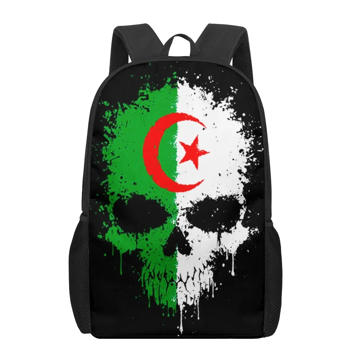 Algeria Flag Children School Bag for Toddler Printing Kid\'s Backpack Schoolbag Shoulder Bag Boys Girls Book Bags Mochila Infanti