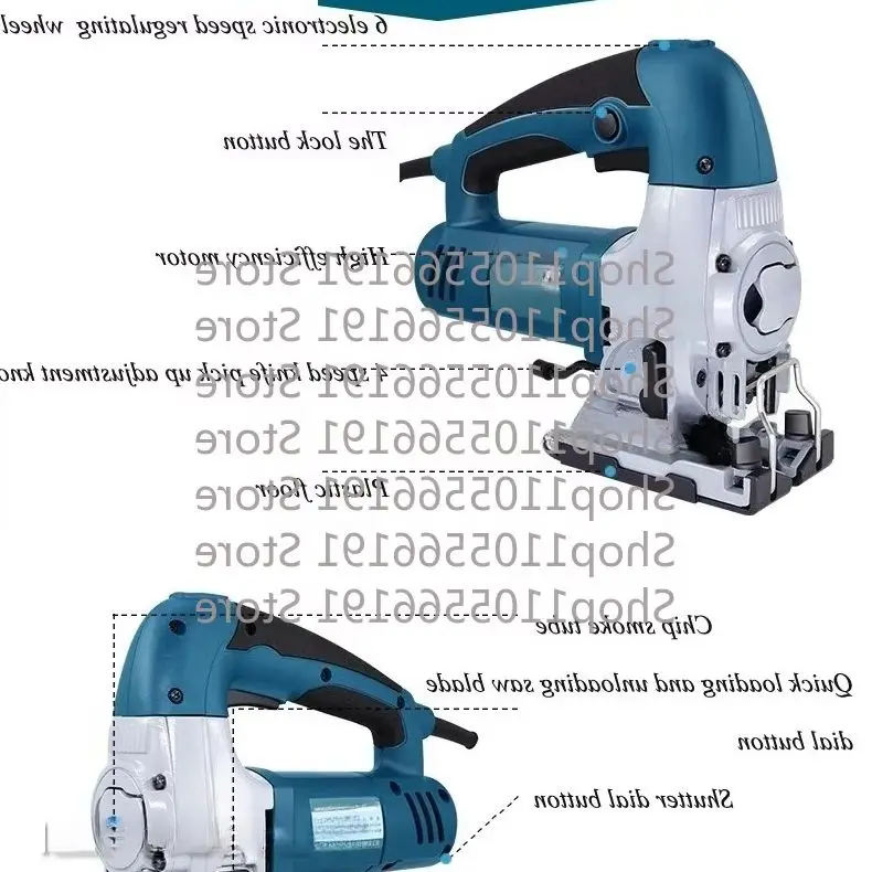 Jigsaw Multi-functional Chainsaw Mini Board Cutting Machine Handheld Woodworking Power Tools Household