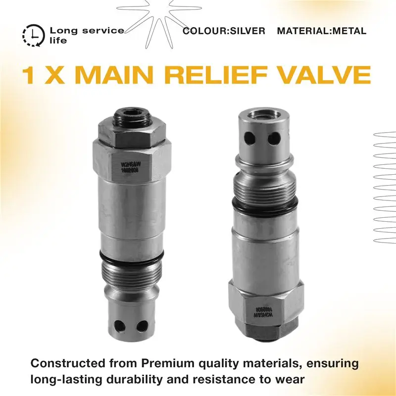 A peça de substituição principal da válvula de alívio 421-43-27460 da bomba hidráulica da máquina escavadora B17B se encaixa para carregadeiras Komatsu WA420 WA800