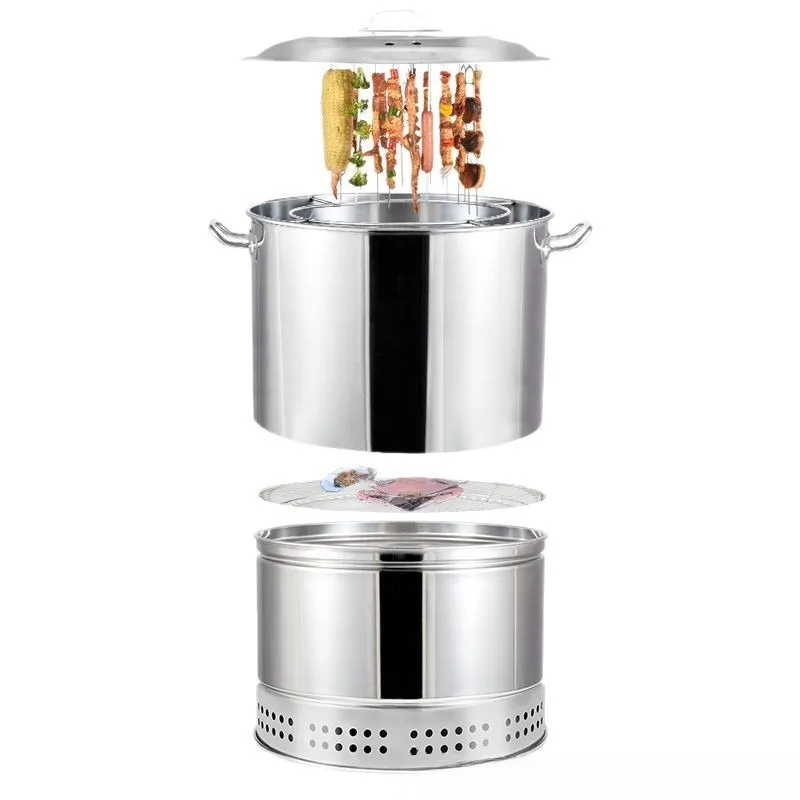 Commercial Stainless Steel   Free Hanging Roaster Oven for Whole Chicken Duck Goose Lamb Leg Shish Kebab 1pcs