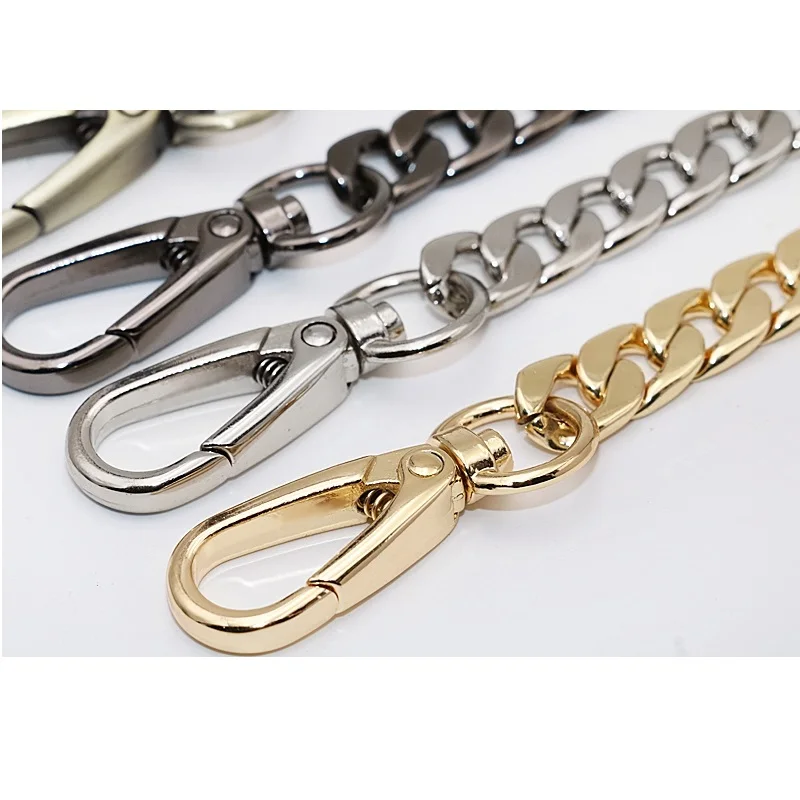 Free Shipping  9mm Metal Chain Gold Silver Gun Black Bronze 4 Colours Replace Women Handbag Schoolbag Chains