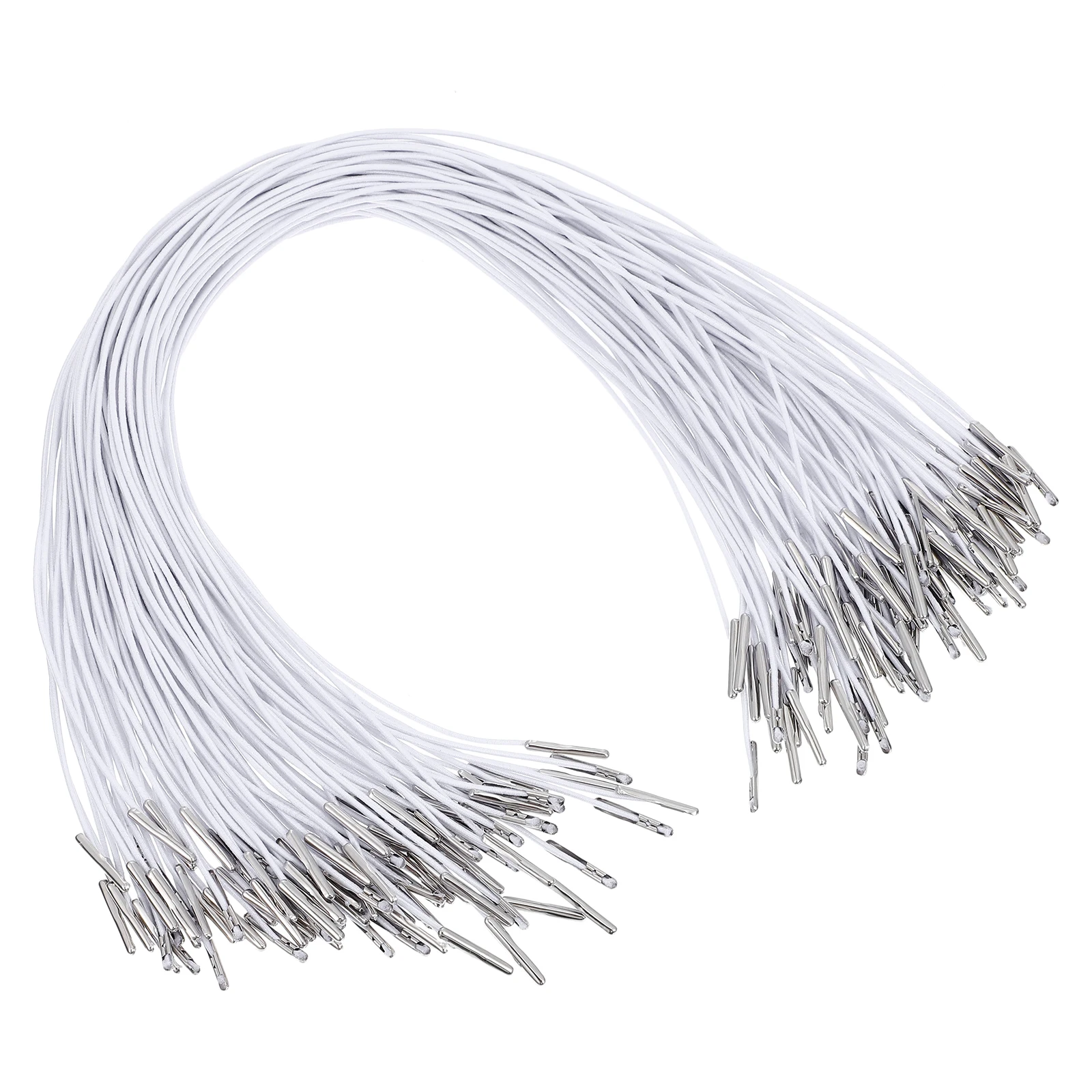 

100Pcs Elastic Strings for DIY Masks Hats Clothes Stretch Round String Durable Kid Friendly Multifunctional Craft Supplies