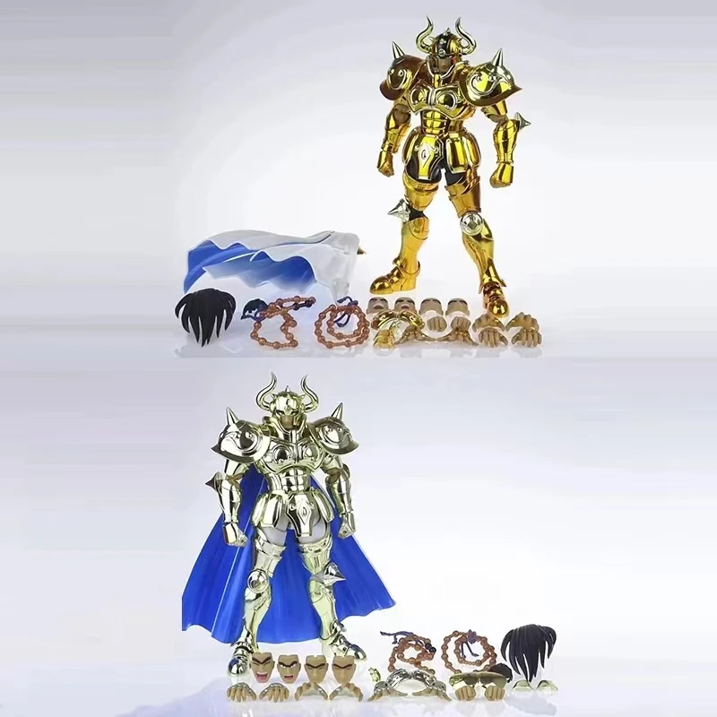 

In Stock CS Model Saint Seiya Mythical Cloth Ex Taurus Aludiba 24K Golden Saint Zodiac Knights Movable Figure Toy Gift