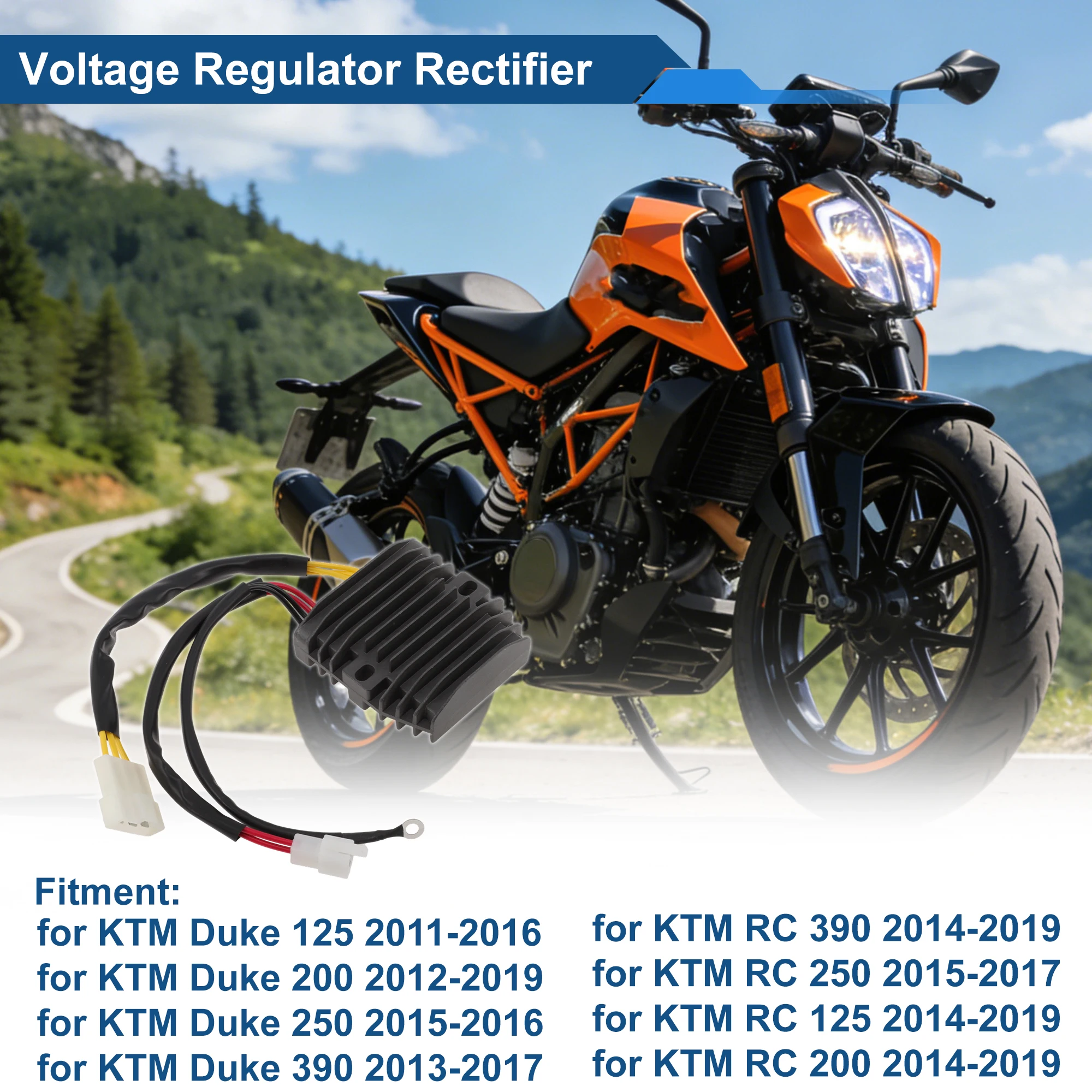 

Motoforti 90111034000 Voltage Regulator Rectifier Replacement for KTM Duke 125 2011-2016