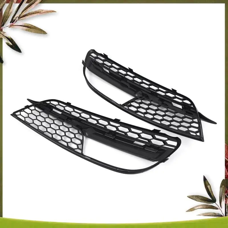 AB98-1Pair Copertura della griglia della luce di nebbia Griglia inferiore del paraurti anteriore per A5 2012-2015 8T0807681H 8T0807682H