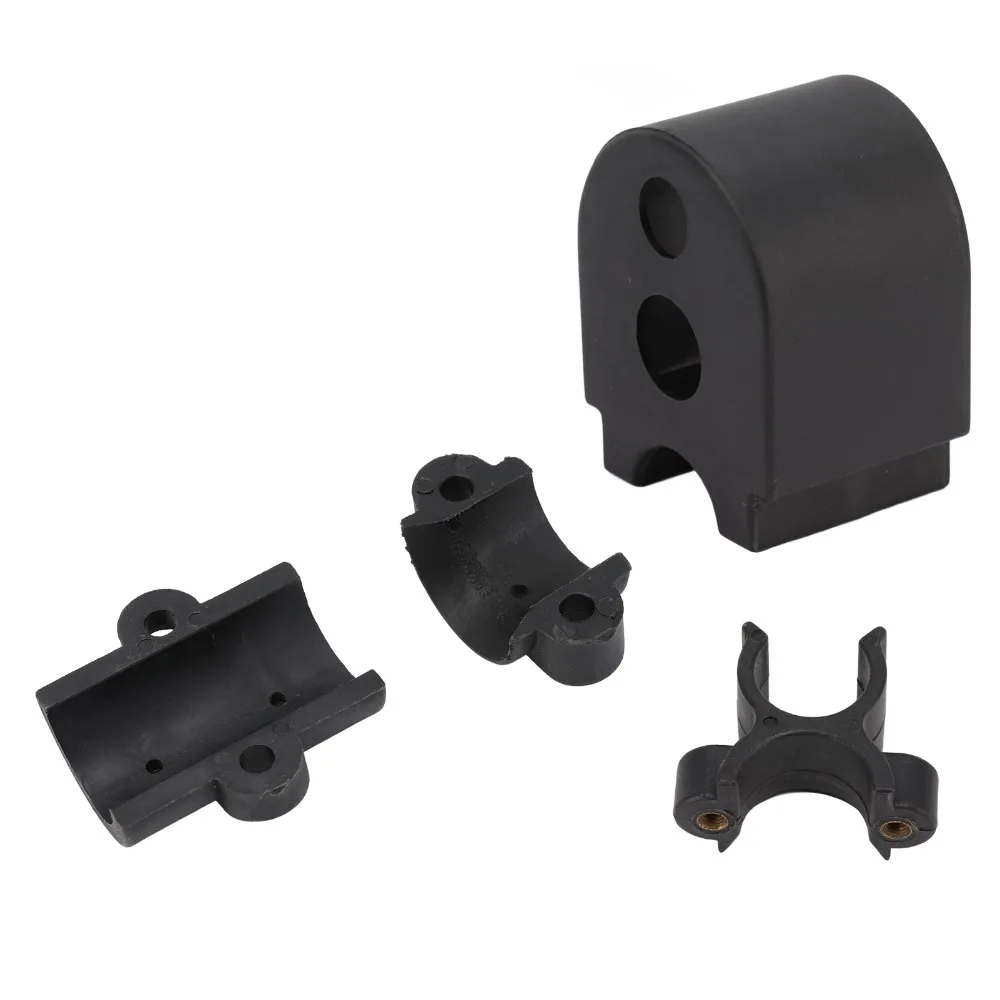Black Wheelchair Crutch Holder ABS 25mm Inner Diameter Frame Available Walking Stick Bracket Wheelchair Support Mount