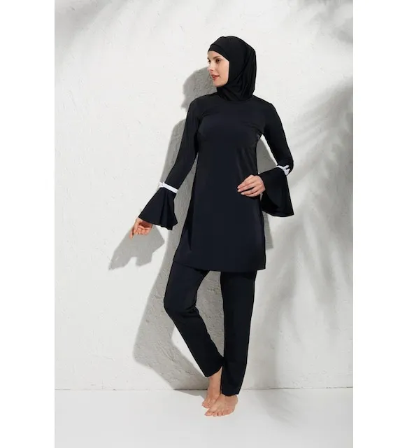 Pierre Cardin 191934 Uzunkollu handle flywheel hijab swimsuit