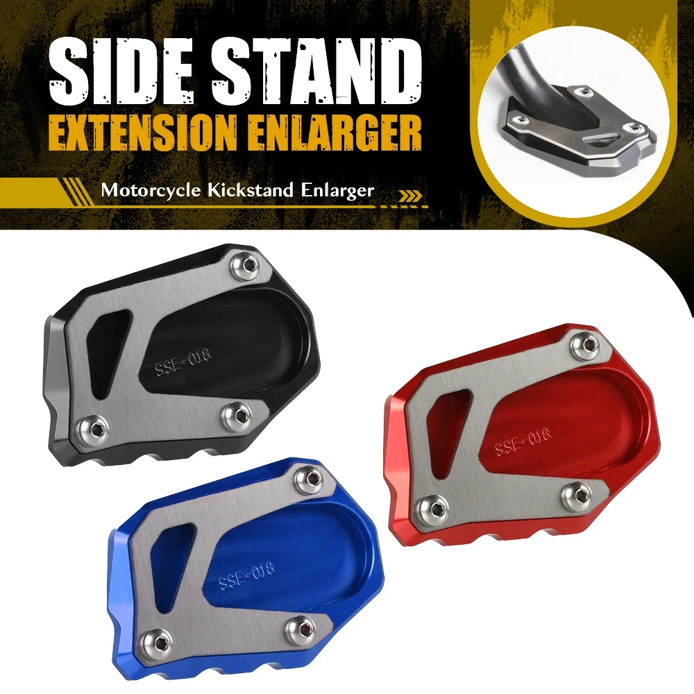 

For SUZUKI V-STROM 250 2017-2021 VStrom 1050 XT 2019-2023 Motorcycle Accessories Side Stand Enlarger Kickstand Enlarge Plate Pad