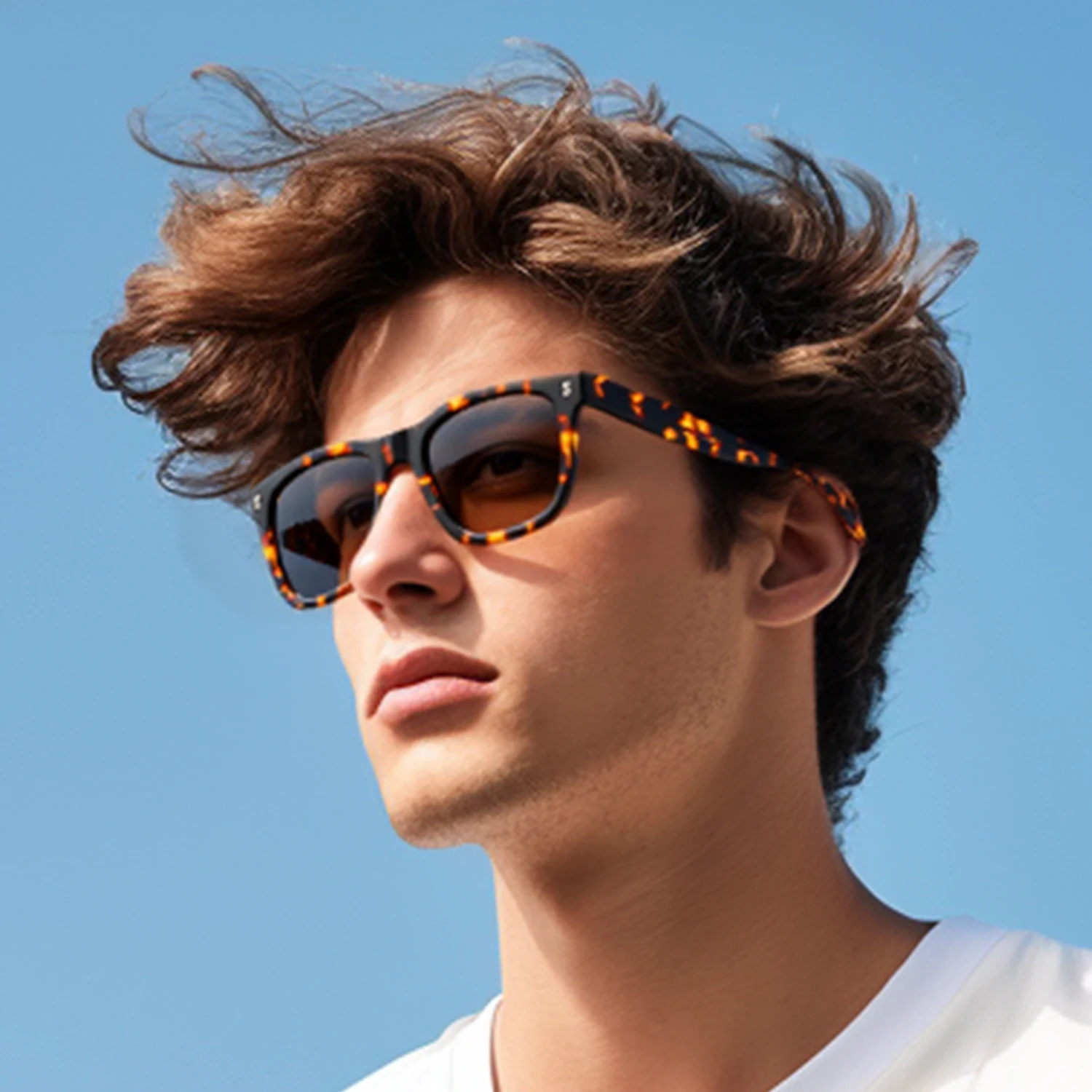 

Acetate Sunglasses Men Square Prescription Glasses Women Custom Blue Light Blocking Reading Glasses Men Photochromic Lenses Men