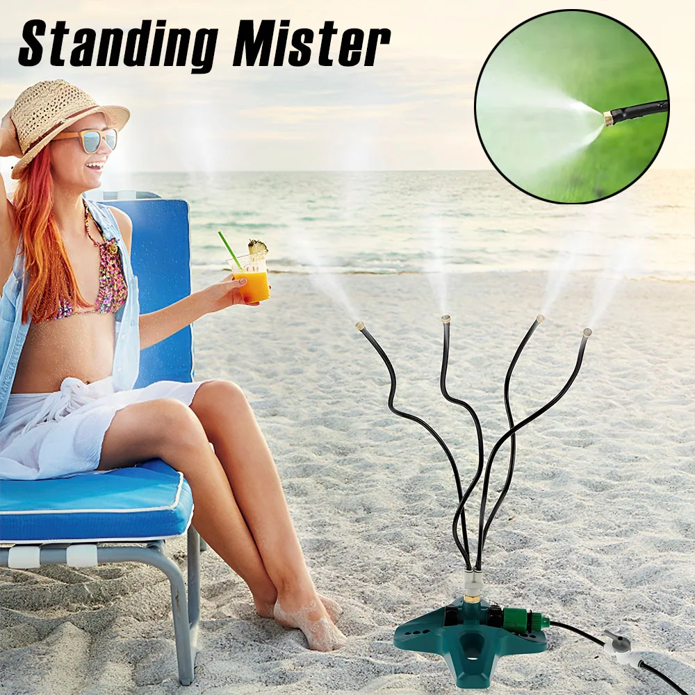 

Регулируемая система полива сада Mister со шлангом 26 футов, герметичная система охлаждения стоячим запотеванием, инструмент для распыления воды