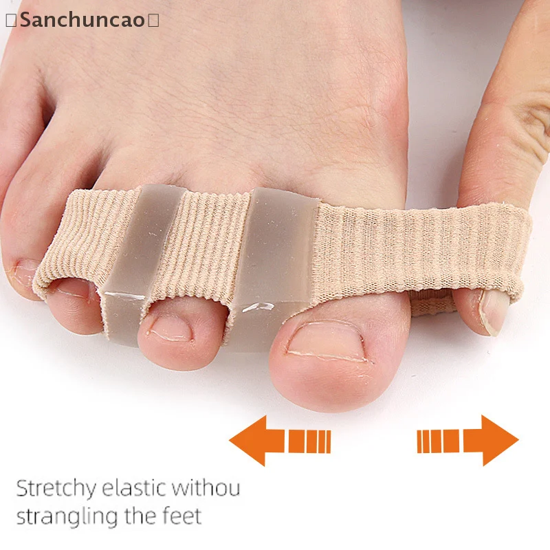 3/4/5 Hole Fiber Toe Corrector Thumb Valgus Bigfoot Bone Overlap Toe Separator Three Hole Toe Orthotic Device