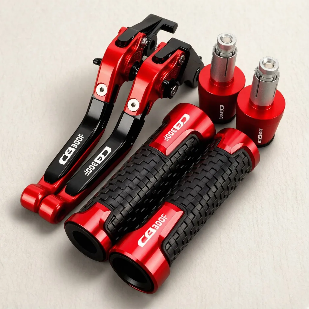 

CB 300F Handlebar Grips Hand Bar Ends CNC Brake Clutch Levers For HONDA CB300F 2015 2016 2017 2018 2019 2020 2021 2022 2023